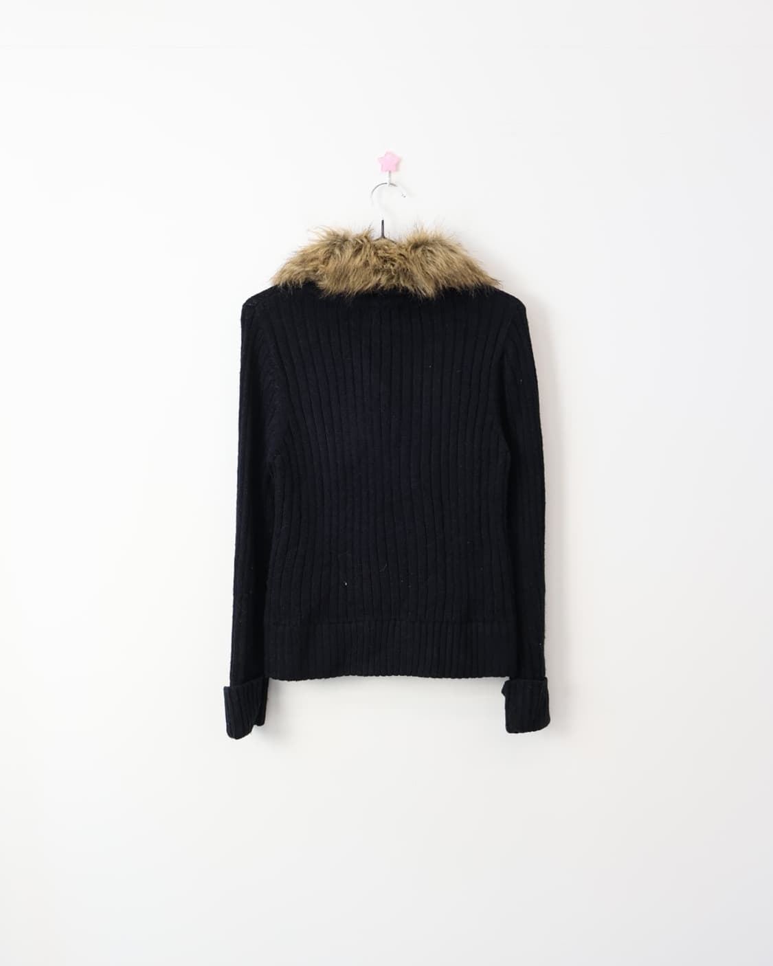 Putielal Y2k Acrylic Fur Cardigan Zip up 상품이미지5