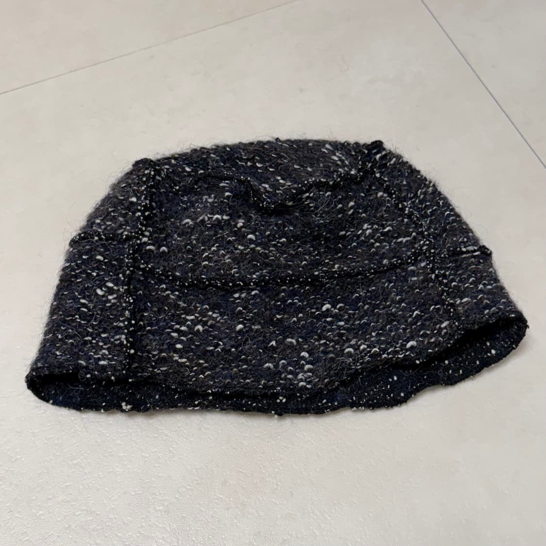 어썸니즈 패치워크 햇_스노우 네이비비니 상품이미지2