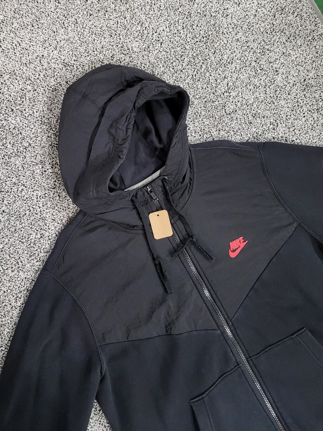 Nike 블랙 집업 후드 자켓 상품이미지3