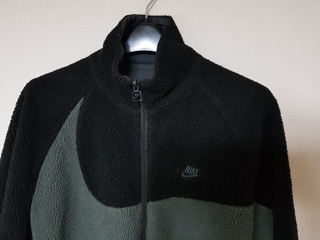 나이키 빅스우시 후리스 리버서블 자켓 블랙 상품이미지4