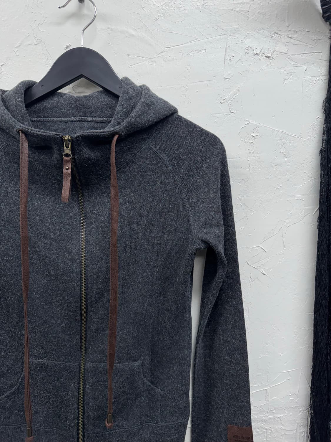 Goa 00s y2k angora wool hood set up 상품이미지4