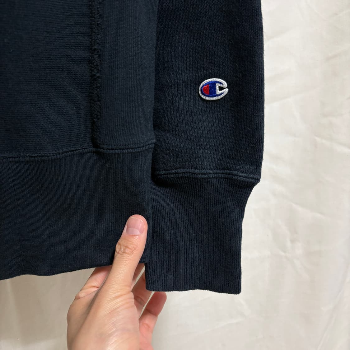 챔피온 리버스위브 맨투맨 스웻셔츠 / 블랙, L 상품이미지5