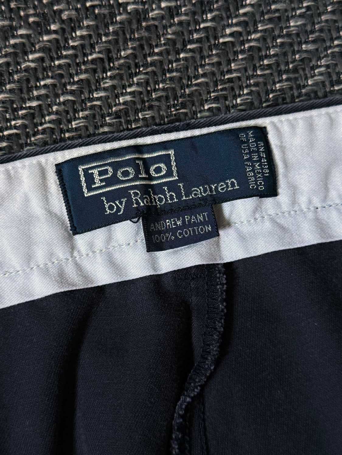 (36) 90s 폴로 랄프로렌 앤드류 더블 플리츠 치노 팬츠 상품이미지4