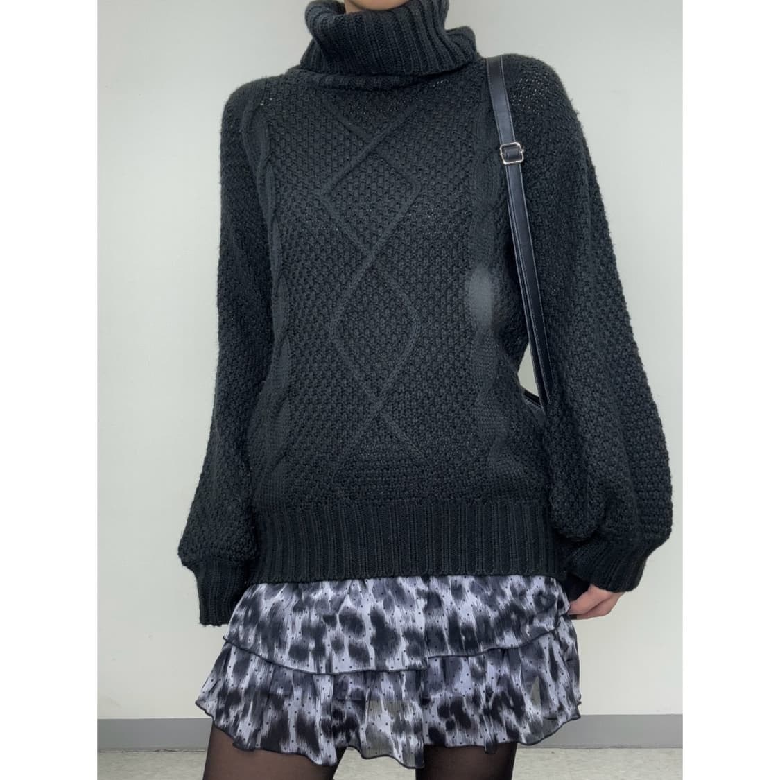 빈티지 블랙 니트 상품이미지1