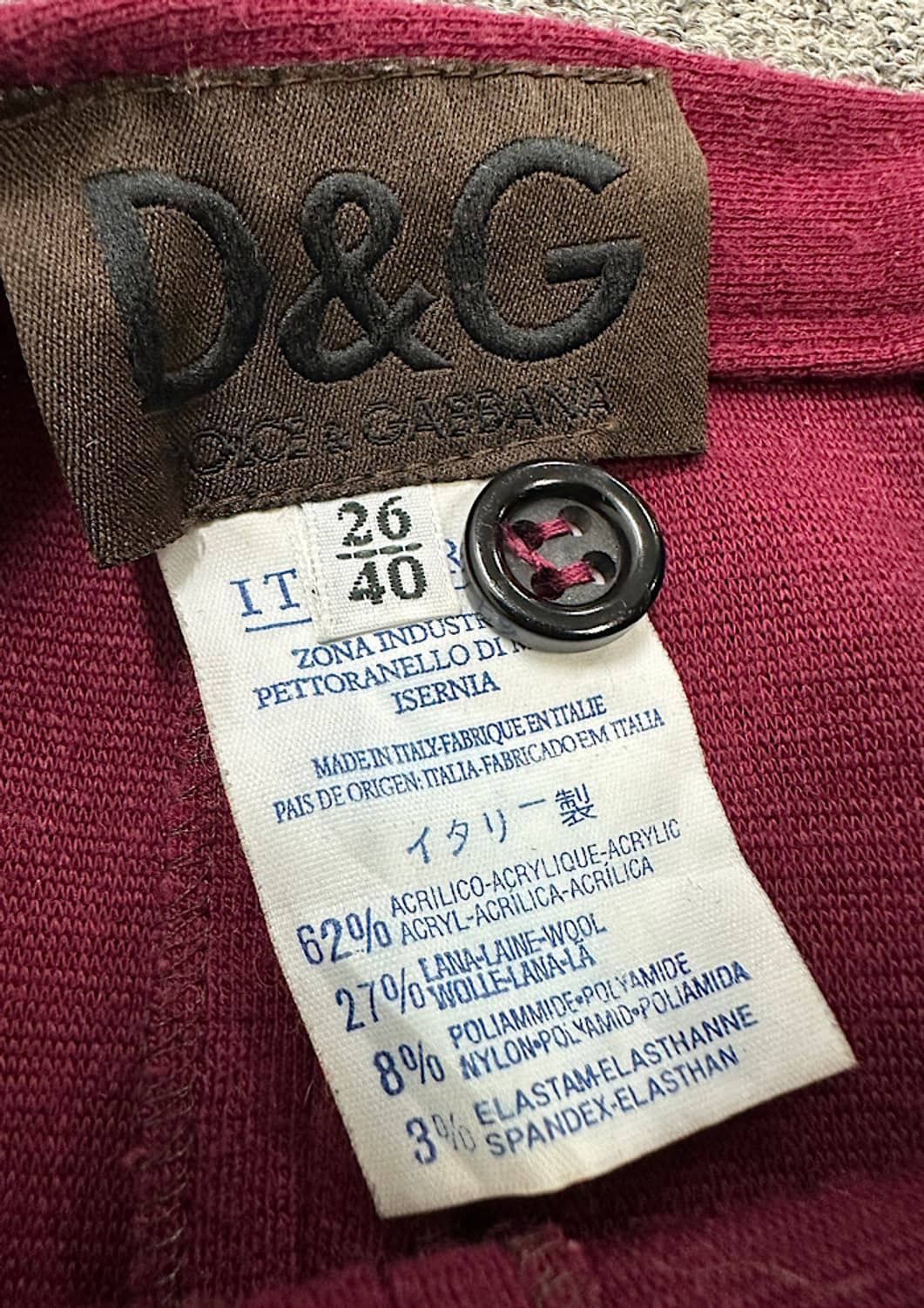 돌체앤가바나 니트 바지 26인치  상품이미지3