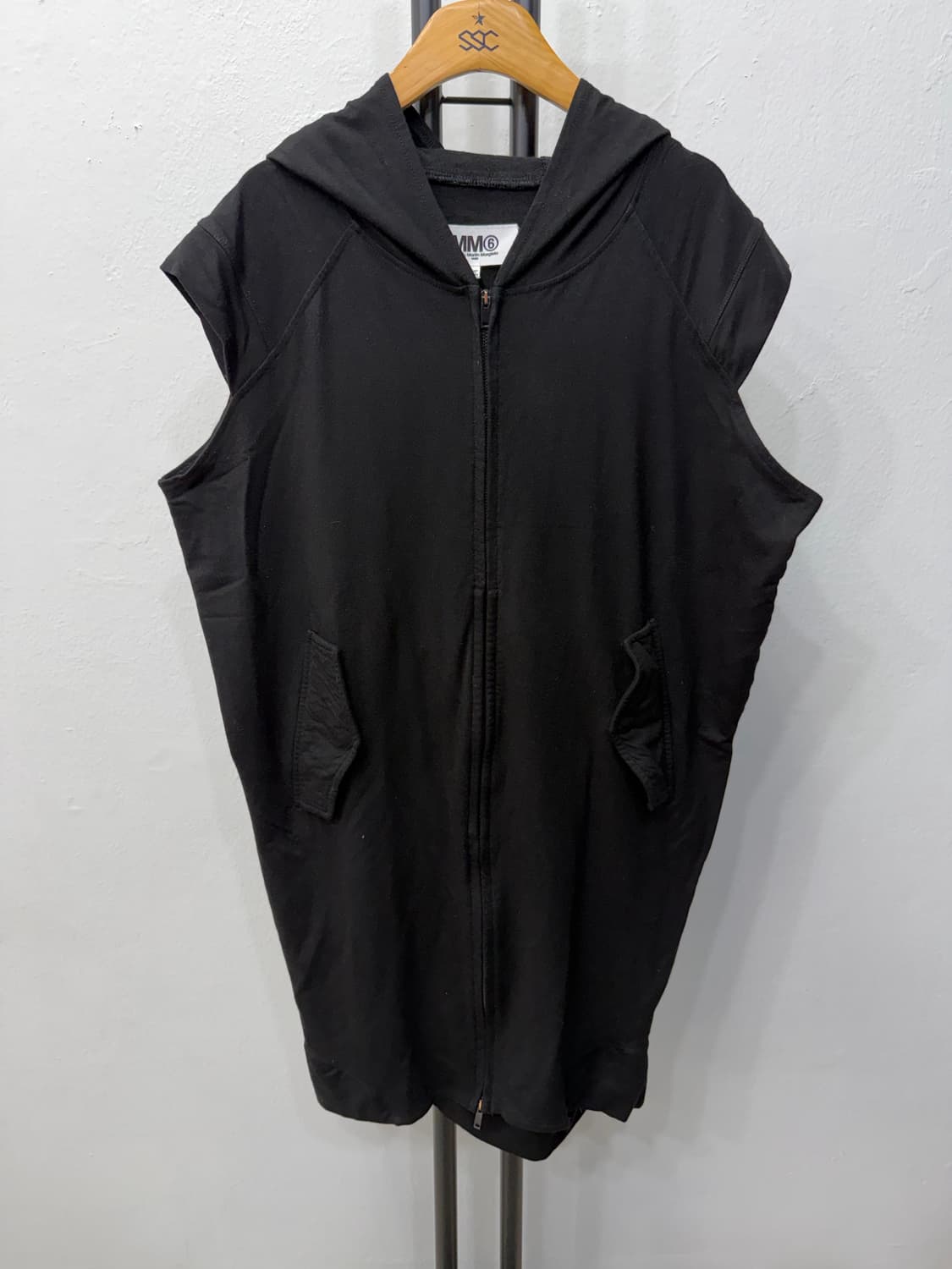 매장판정품) 메종마르지엘라 여성 오버핏 반팔 후드 집업 S 상품이미지1