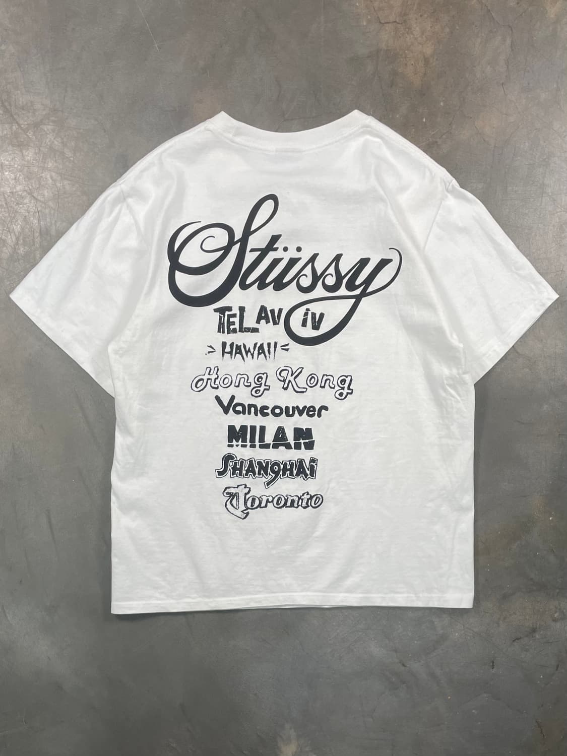 스투시 월드투어 반팔 티셔츠 상품이미지4