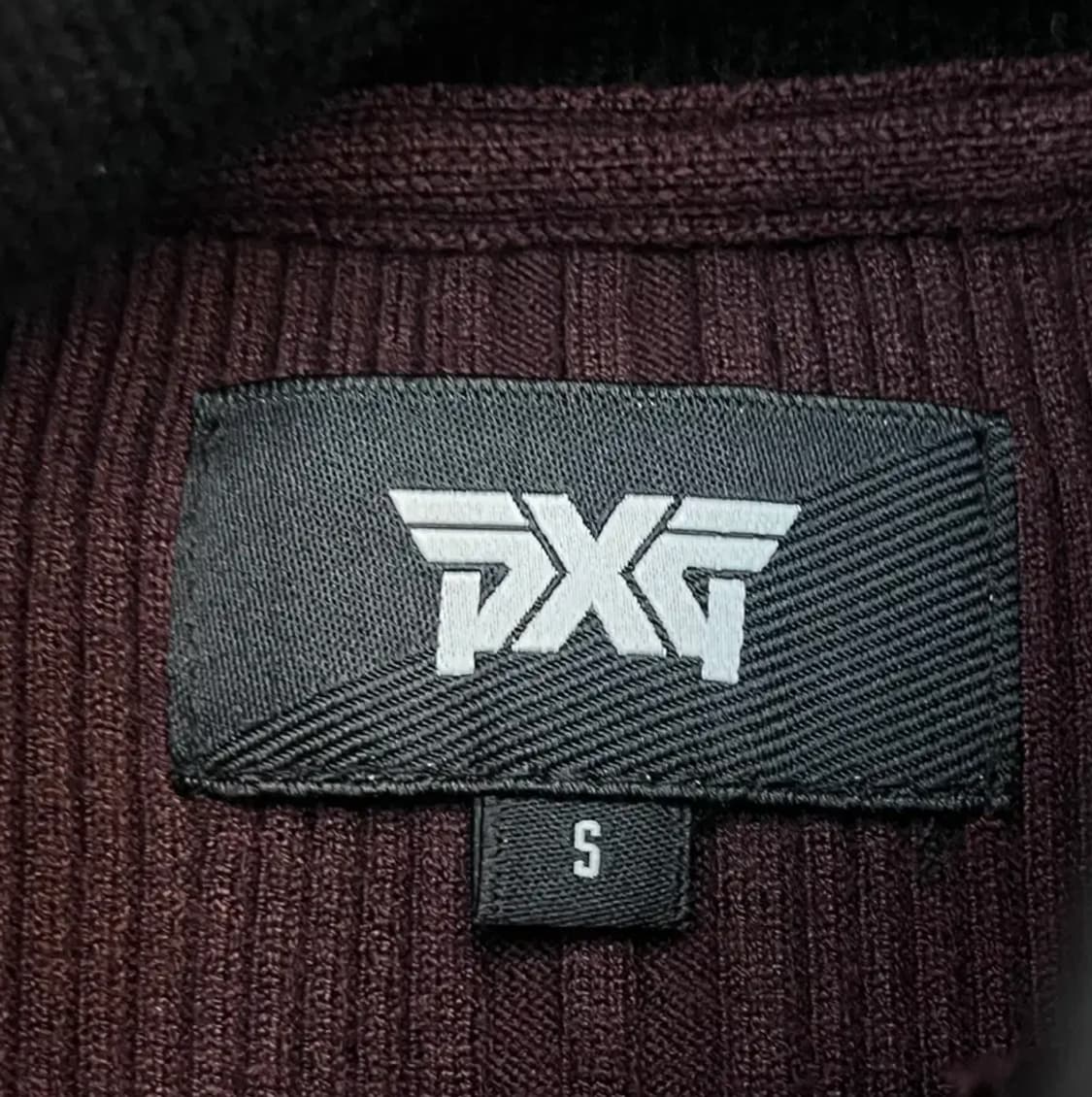 PXG 여성 골프 헨리넥 골지 니트 (S) 상품이미지3