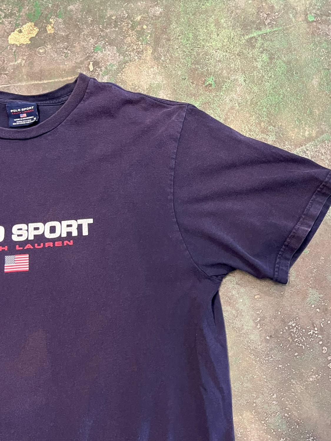 [XL] 폴로 스포츠 랄프로렌 로고 USA 네이비 반팔 티셔츠 상품이미지2