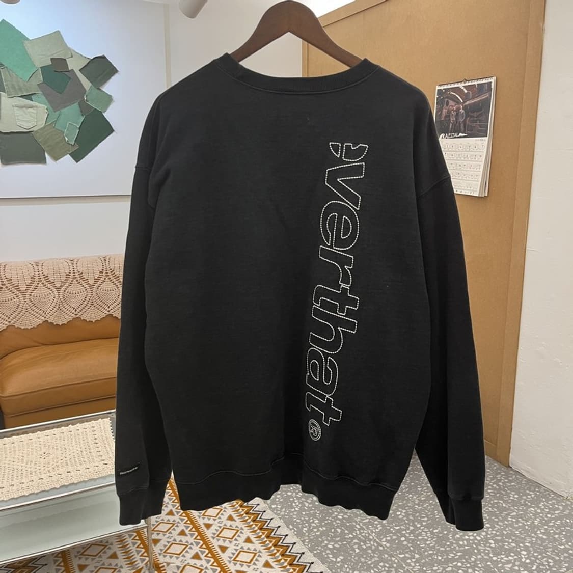 디스이즈네버댓 스트릿 펑크 스티치 빅로고 맨투맨 XL C10512 상품이미지4