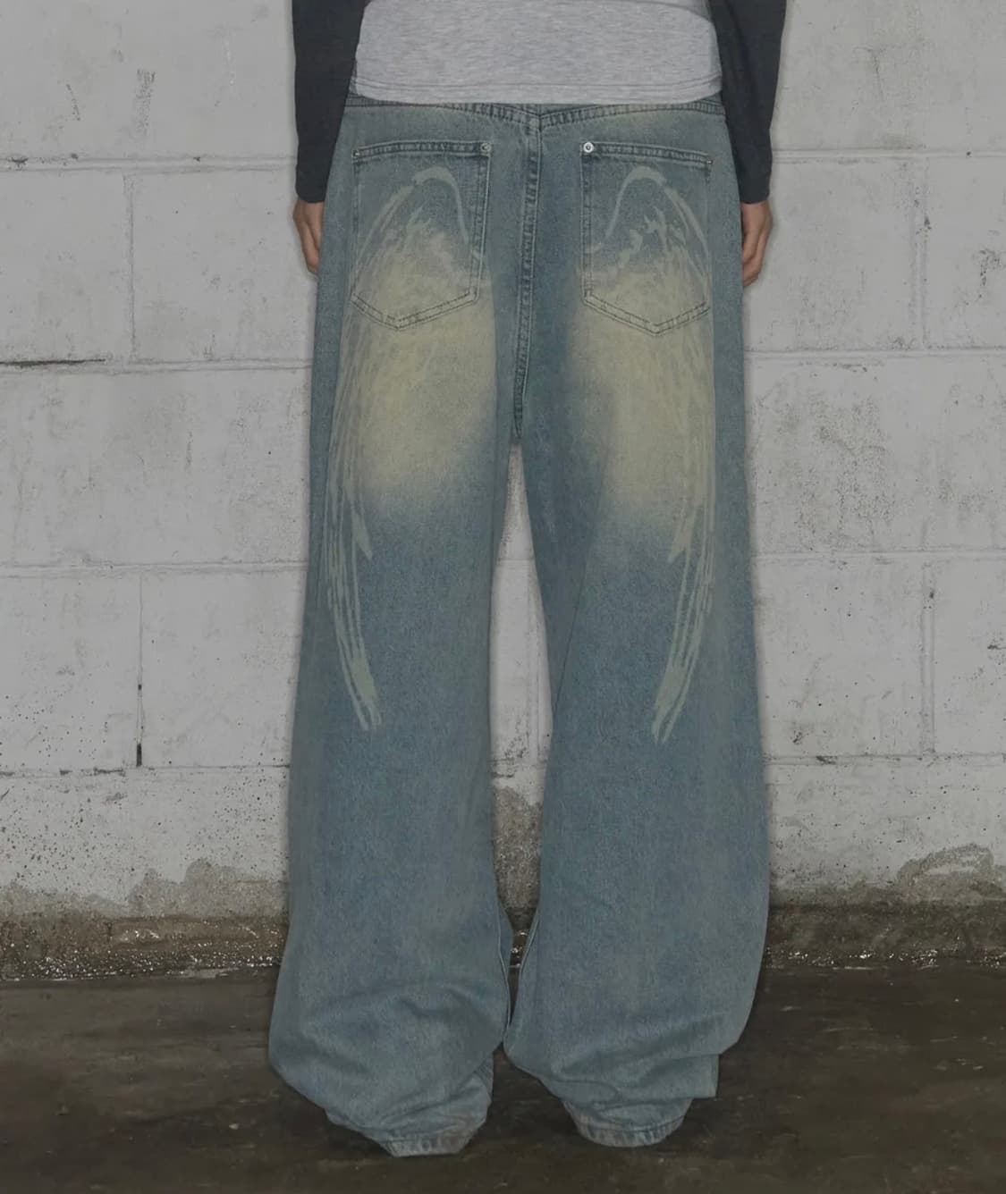 팬시클럽 엔젤 빈티지 워싱 핀턱팬츠 2 상품이미지1