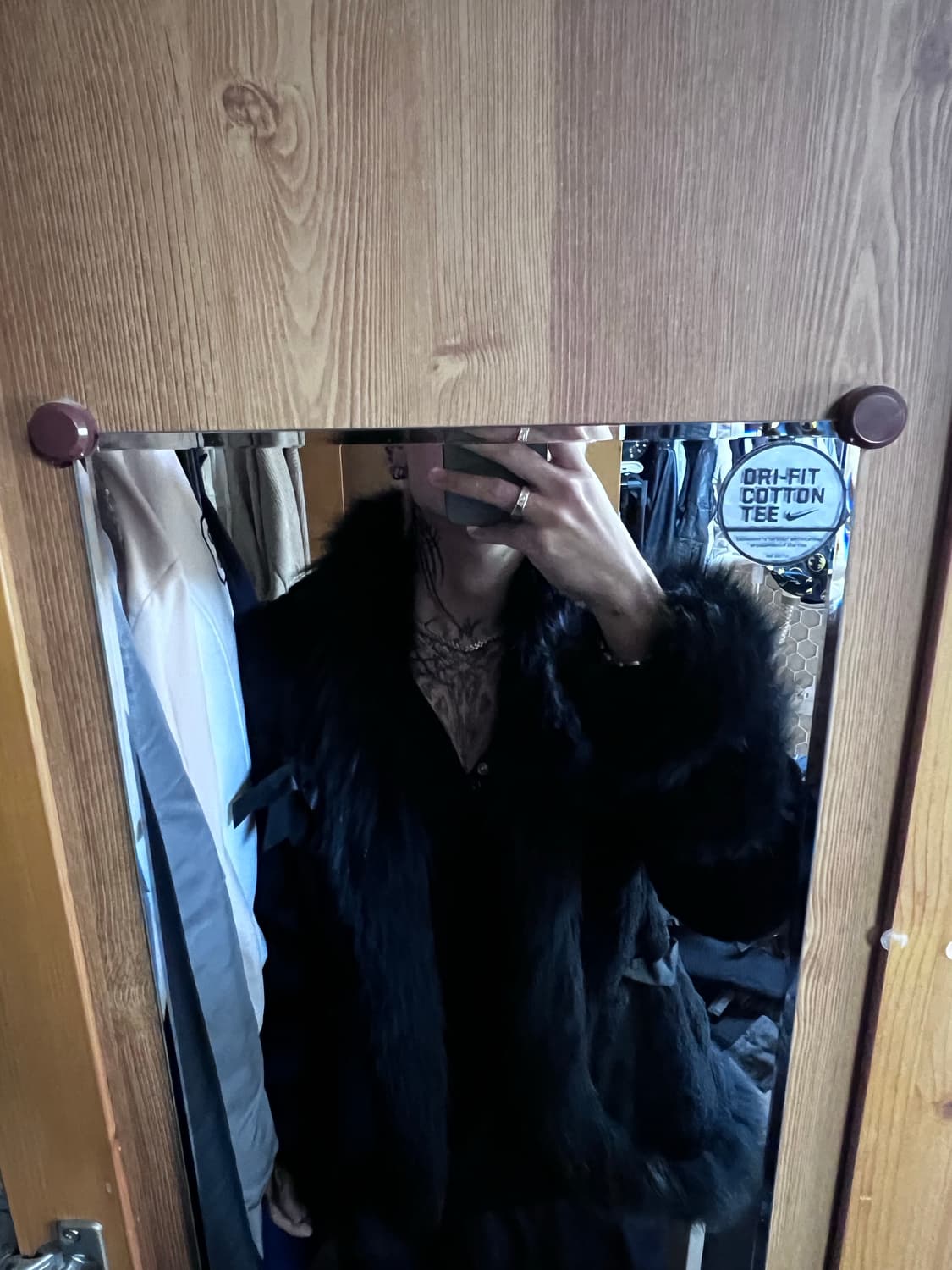 Black Fur Jacket 상품이미지5