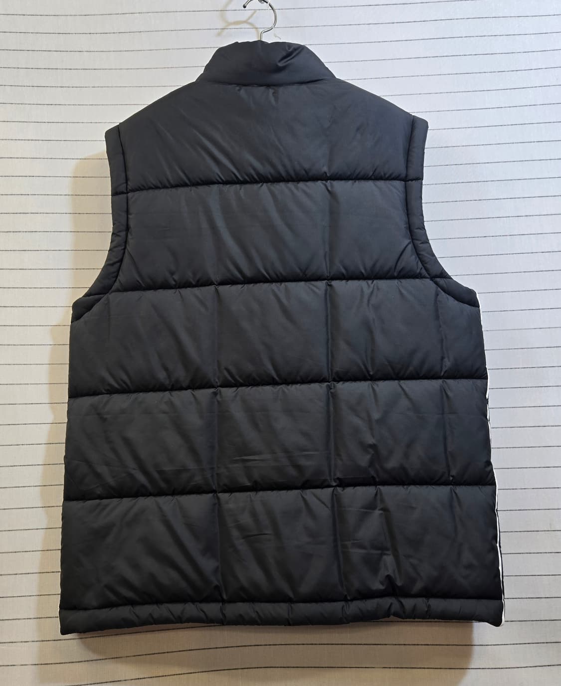 아디다스 삼선 패딩 조끼 블랙 상품이미지9