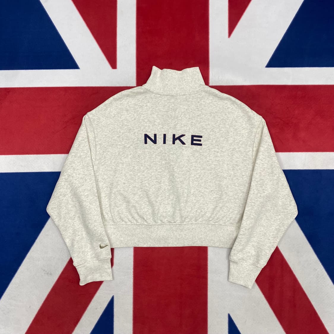 나이키 크롭 반집업 맨투맨 여성XL  상품이미지5