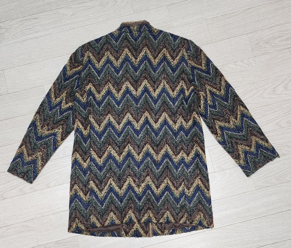 일본 브랜드  패턴 트위드 코트 ●표기사이즈 0 (55~66) 상품이미지2