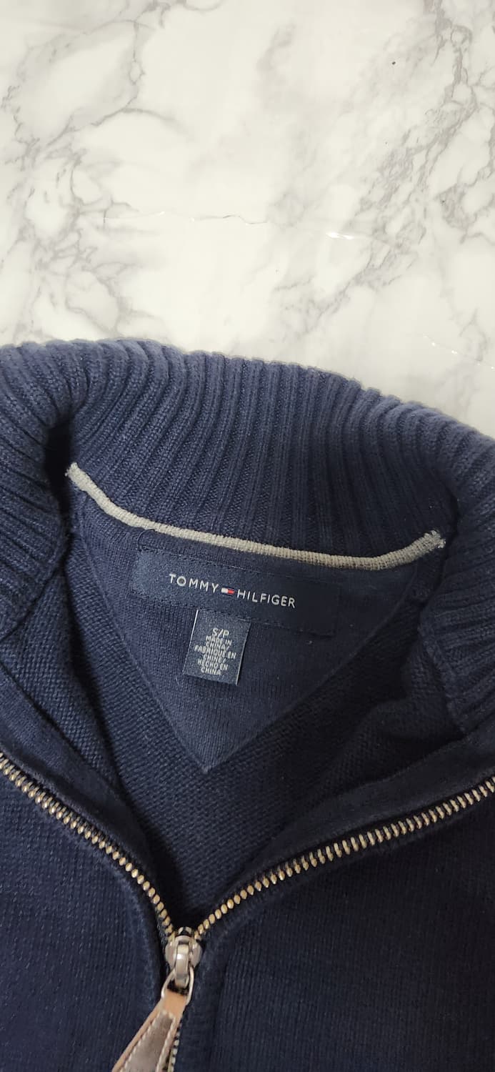 타미힐피거 딥네이비 니트 집업 자켓 상품이미지5