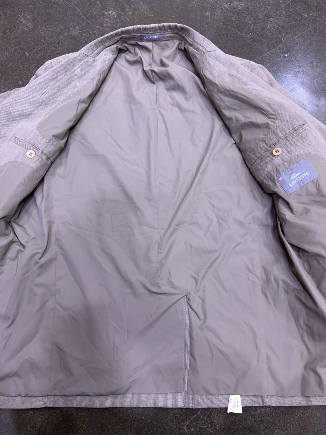 라코스테 코듀로이 캐쥬얼 싱글 3버튼 자켓 블레이저 95 상품이미지7