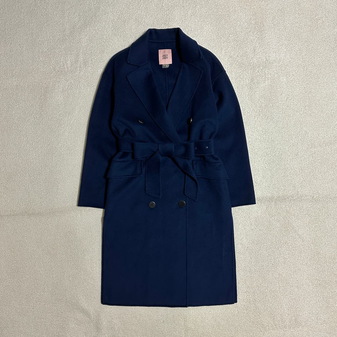 쥬시쥬디 울캐시미어 핸드메이드 벨티드 코트 상품이미지2