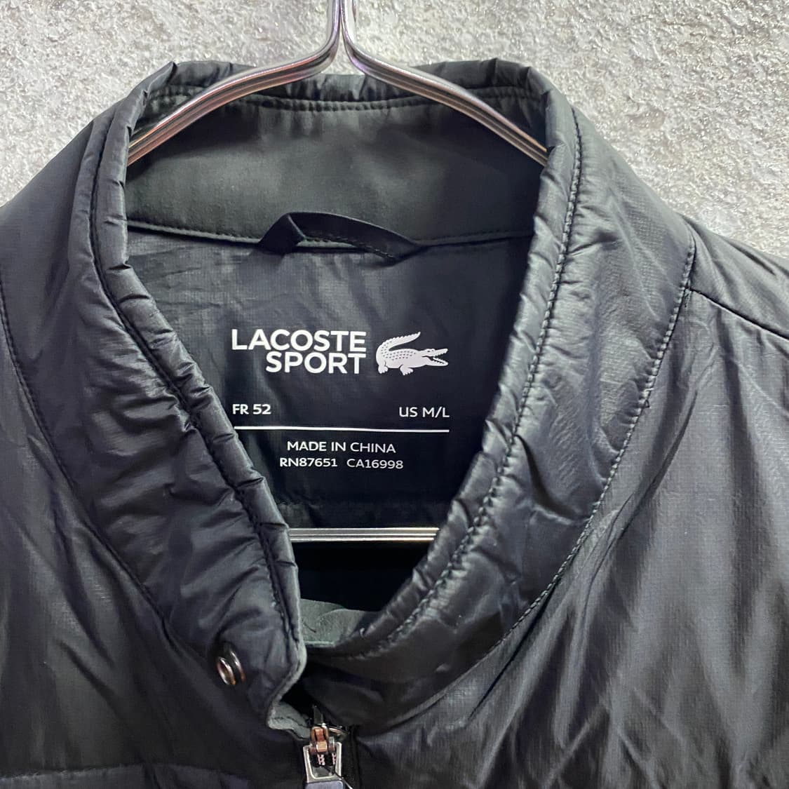 라코스테 스몰로고 나일론 경량 베스트 b3374 상품이미지3