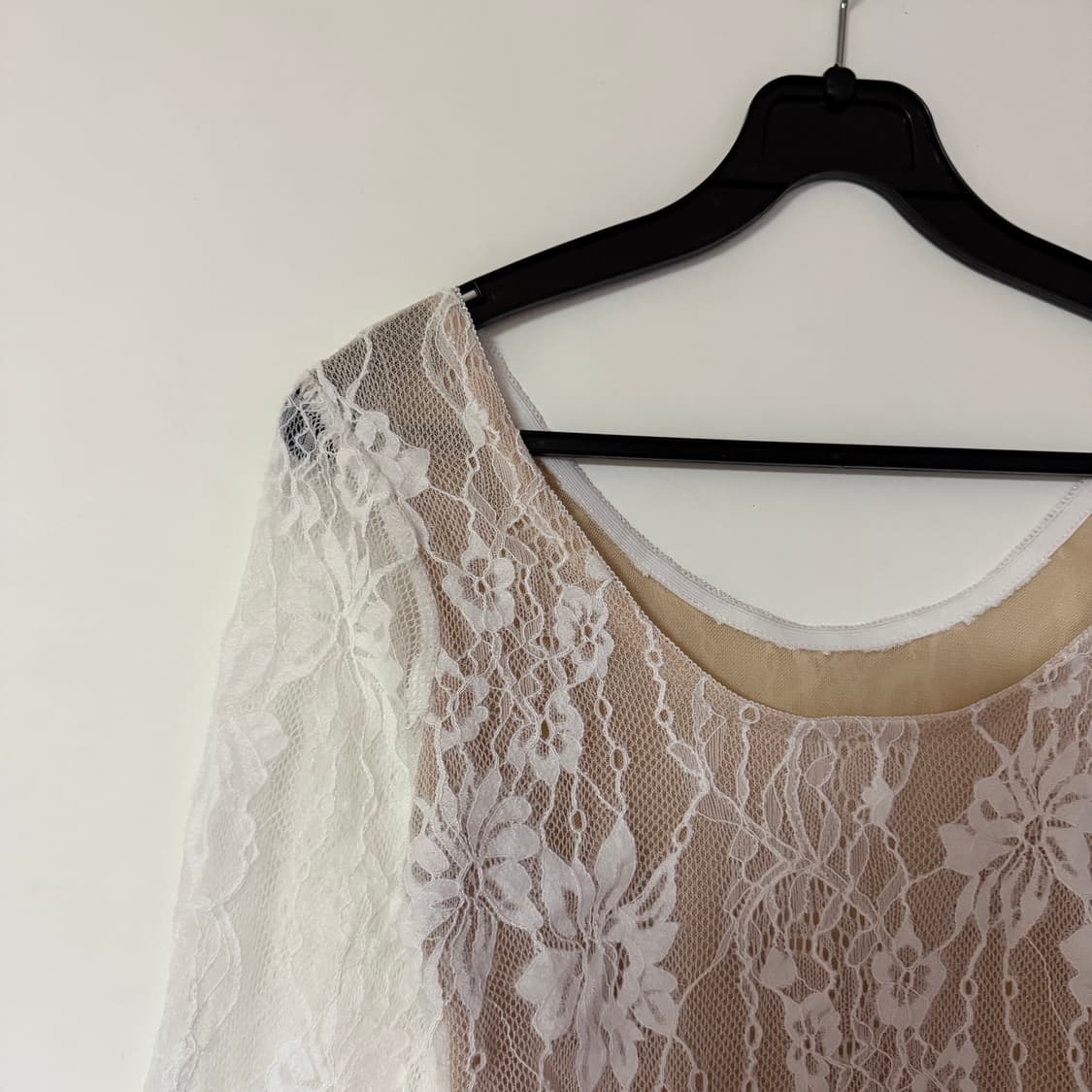 새상품 여자 레이스 긴팔 바디수트 상품이미지2