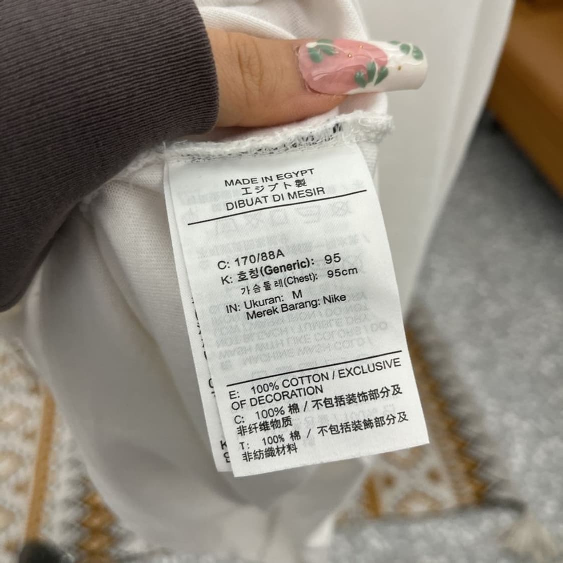 나이키 빈티지 스트릿 키치 빅토리 니케 여신 반팔티 M C11371 상품이미지6