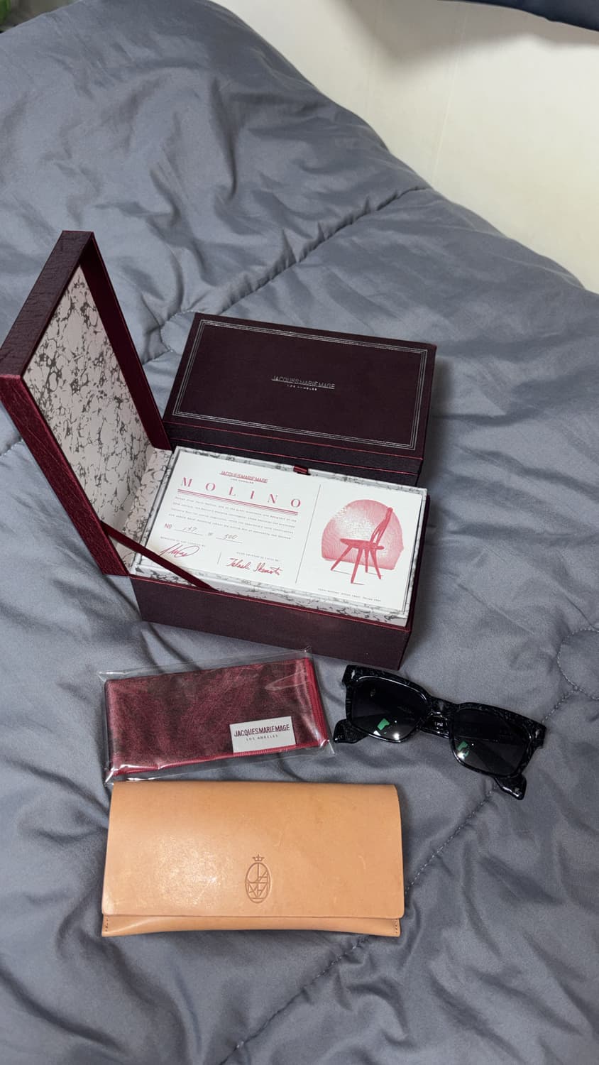 새상품 자크마리마지 몰리노 Sterling Silver 선글라스 안경 상품이미지2