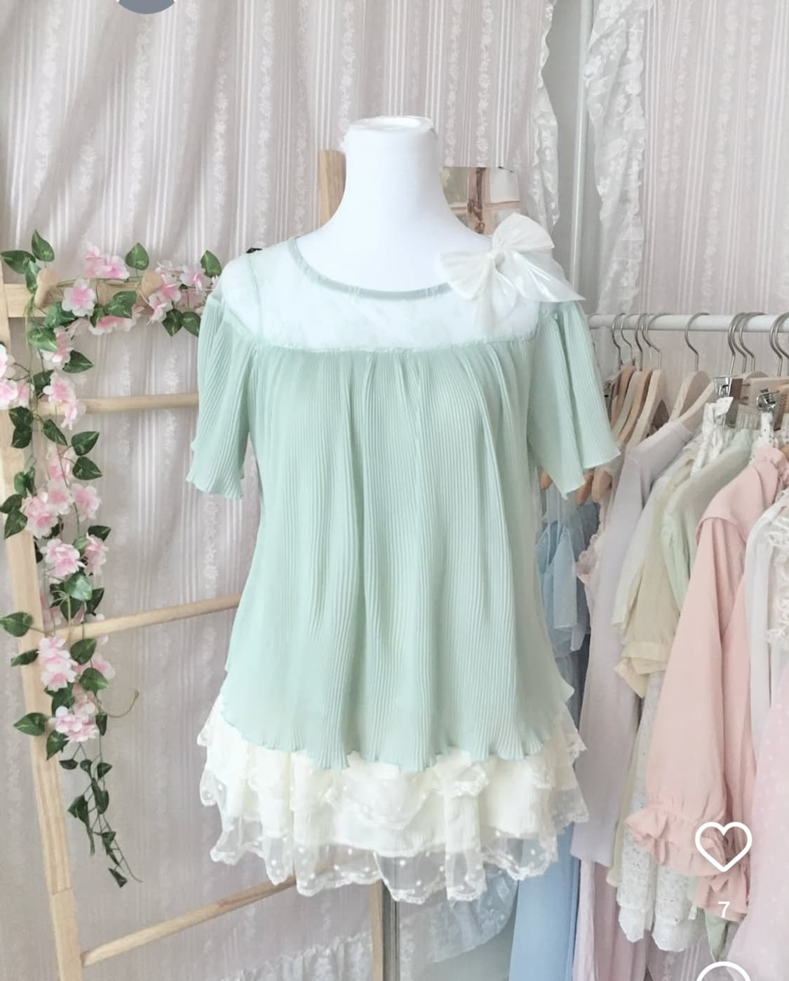 민트 빈티지 로걀탑 상품이미지1