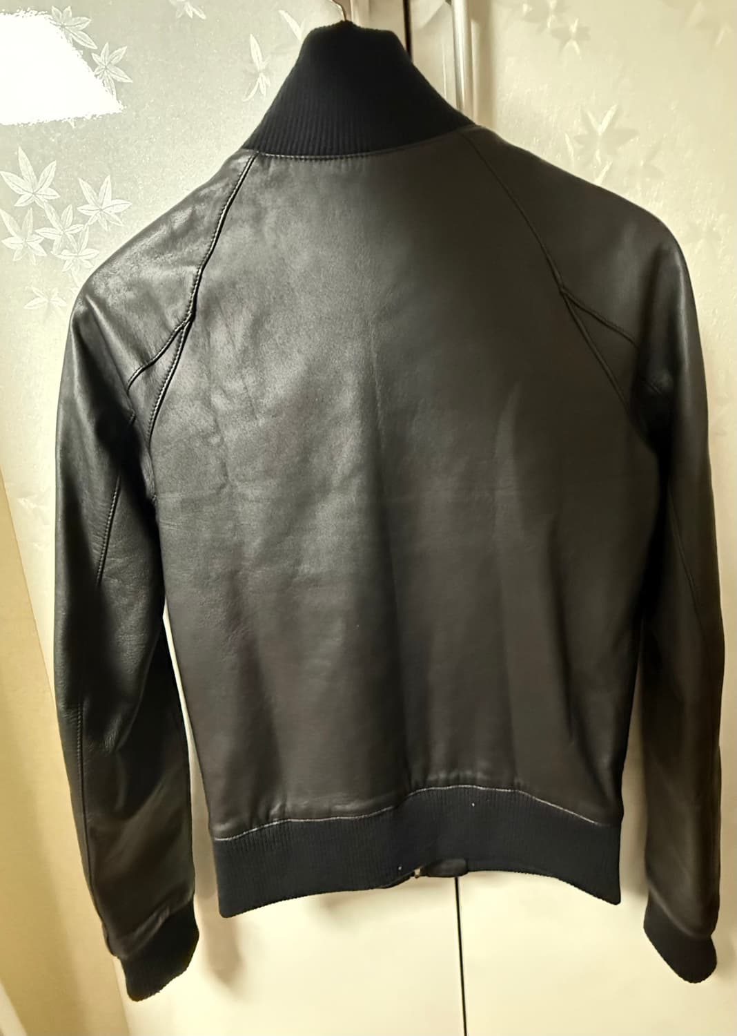 리튬 옴므 램스킨 하이넥 레더가죽 자켓 상품이미지2