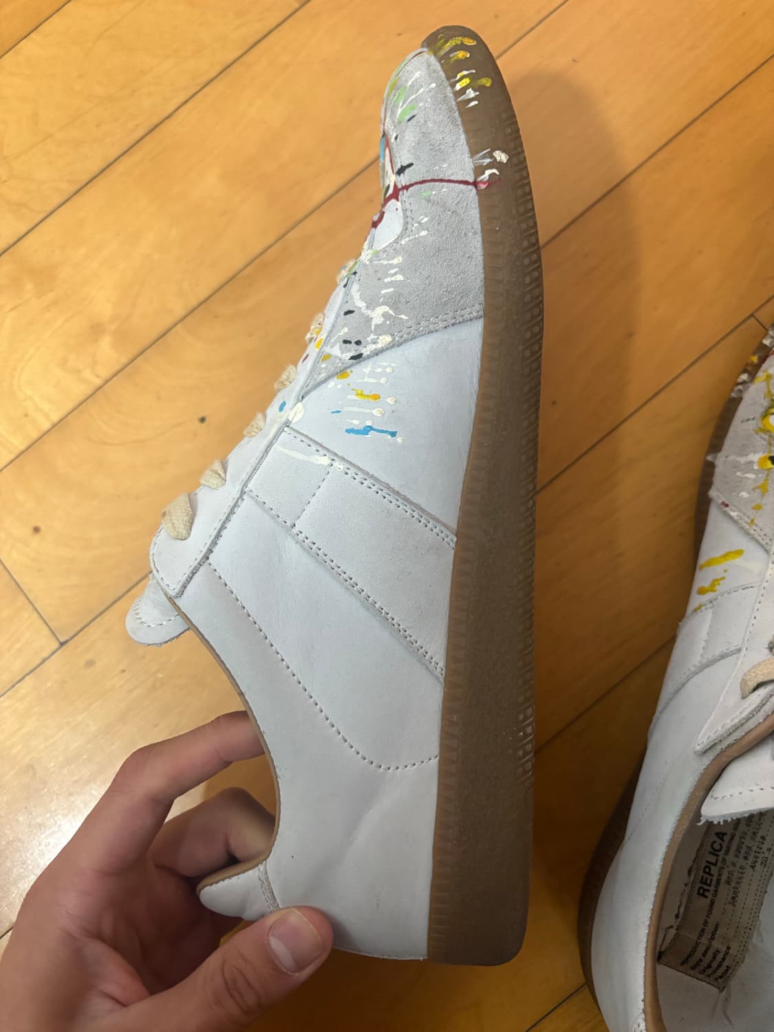 메종 마르지엘라 독일군 페인팅 스니커즈 상품이미지7