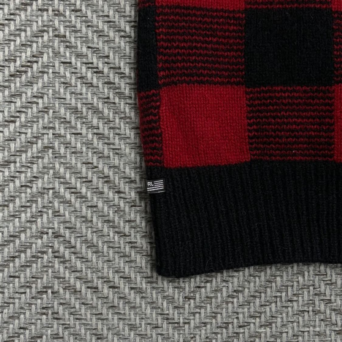 폴로진스 체크 니트 베스트 v1671 상품이미지5