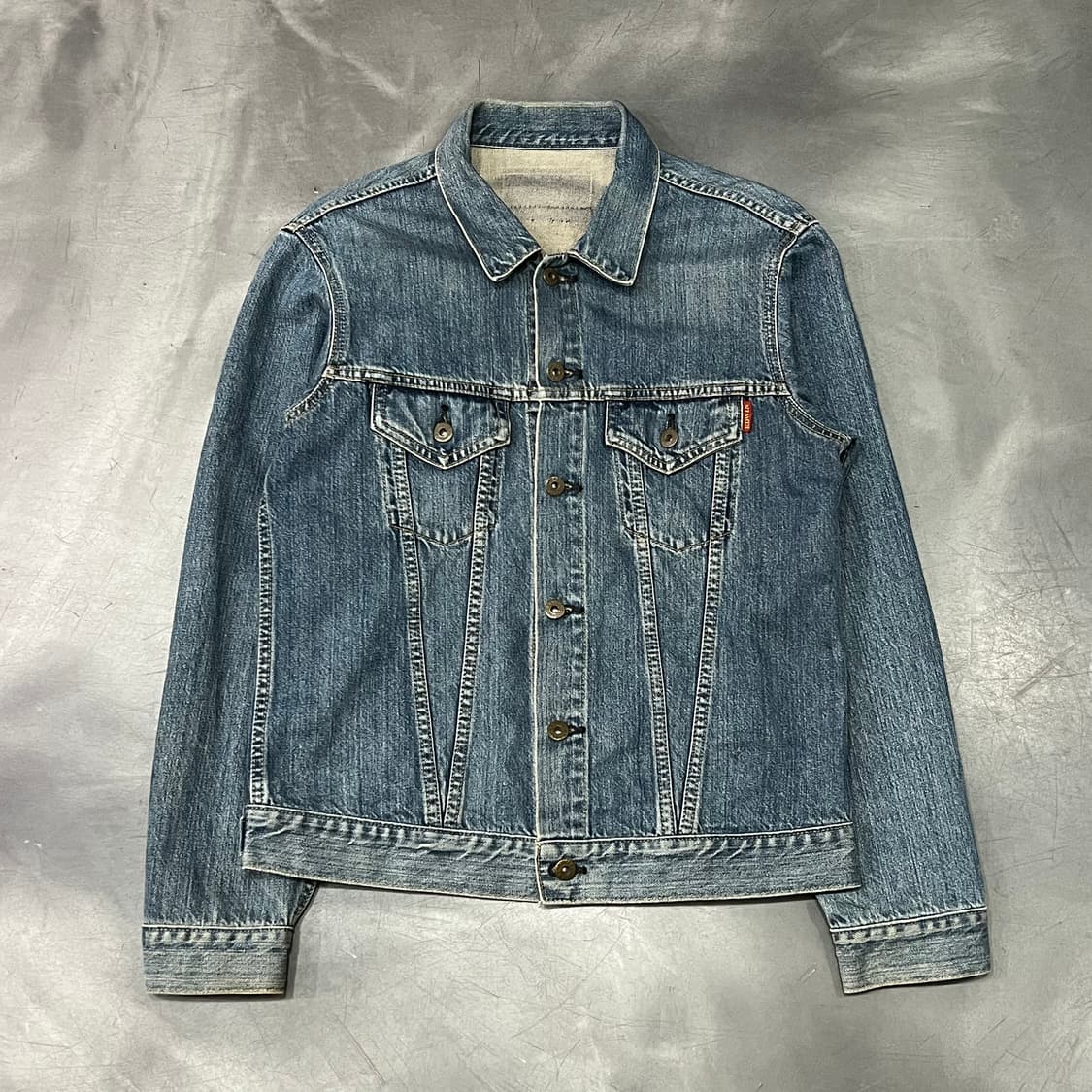  에드윈 애니멀 패치 데님 트러커 자켓 y15590 상품이미지1