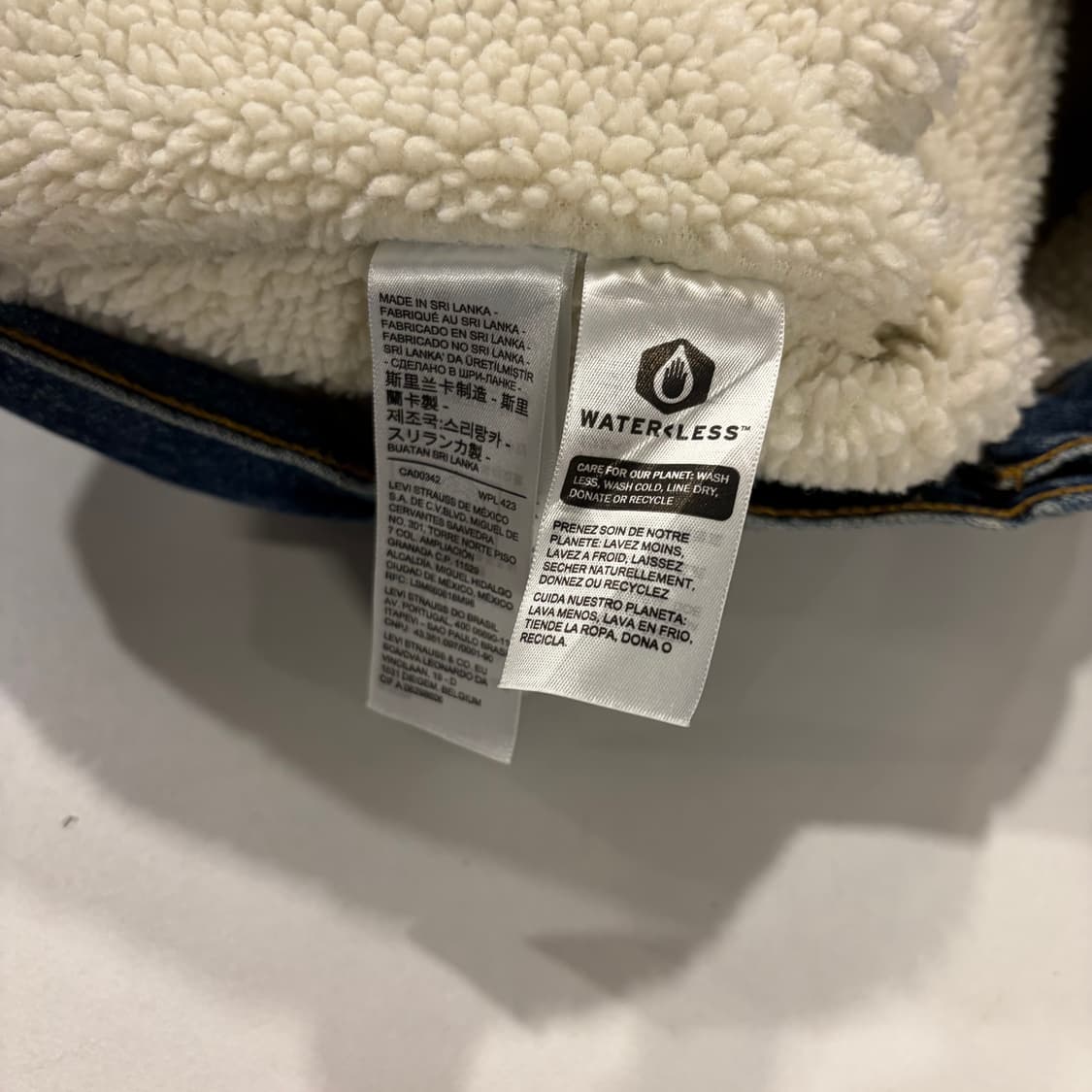 [M] 리바이스 청자켓 데님 쉐르파 트러커 D140 상품이미지9