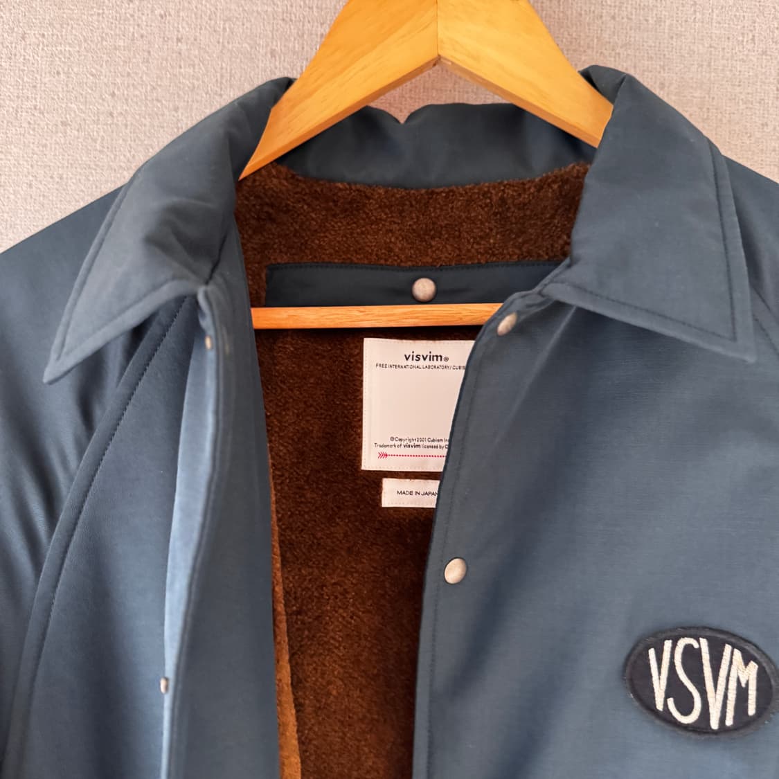 1) 비즈빔(Visvim) 24SS 코치 재킷 네이비 상품이미지3