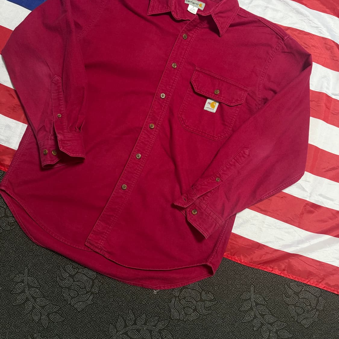 carhartt 칼하트 리메이크 워크 울 셔츠 - no,2 상품이미지6