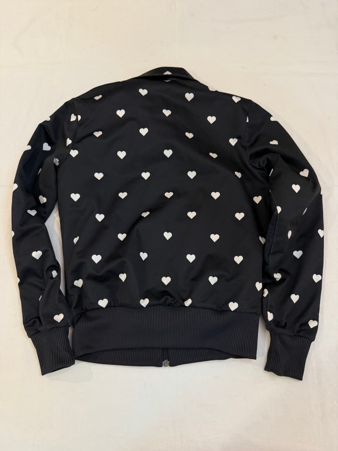 대장급 아디다스 하트 도트패턴 땡땡이 져지 블랙 상품이미지2