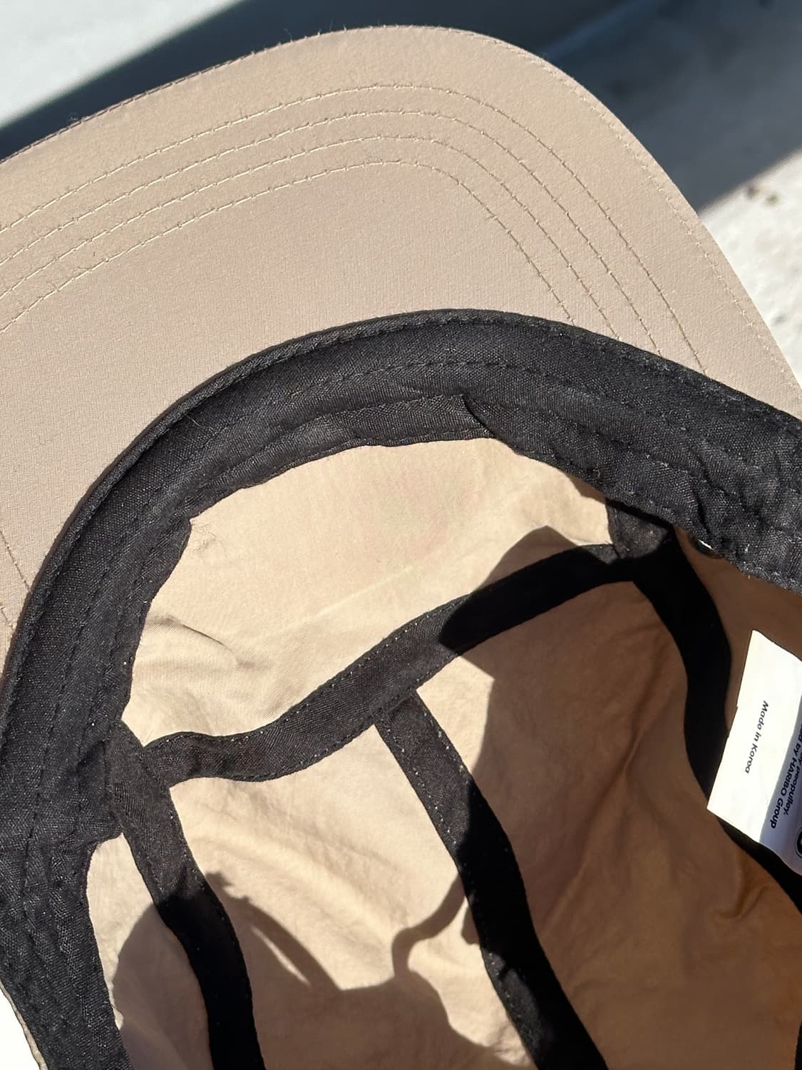 [F] 하리보 로고 베이지 캠프캡 모자 상품이미지5