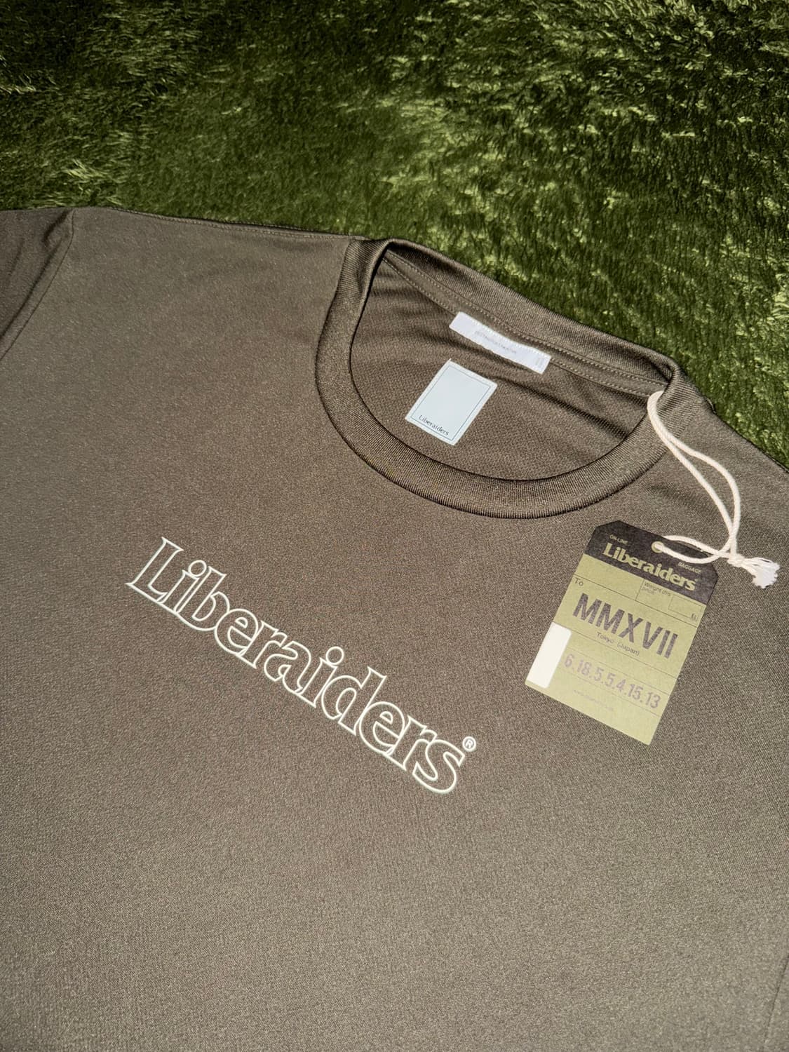 [XL] liberaiders 리버레이더스 폴리 드라이 티셔츠 올리브 상품이미지2