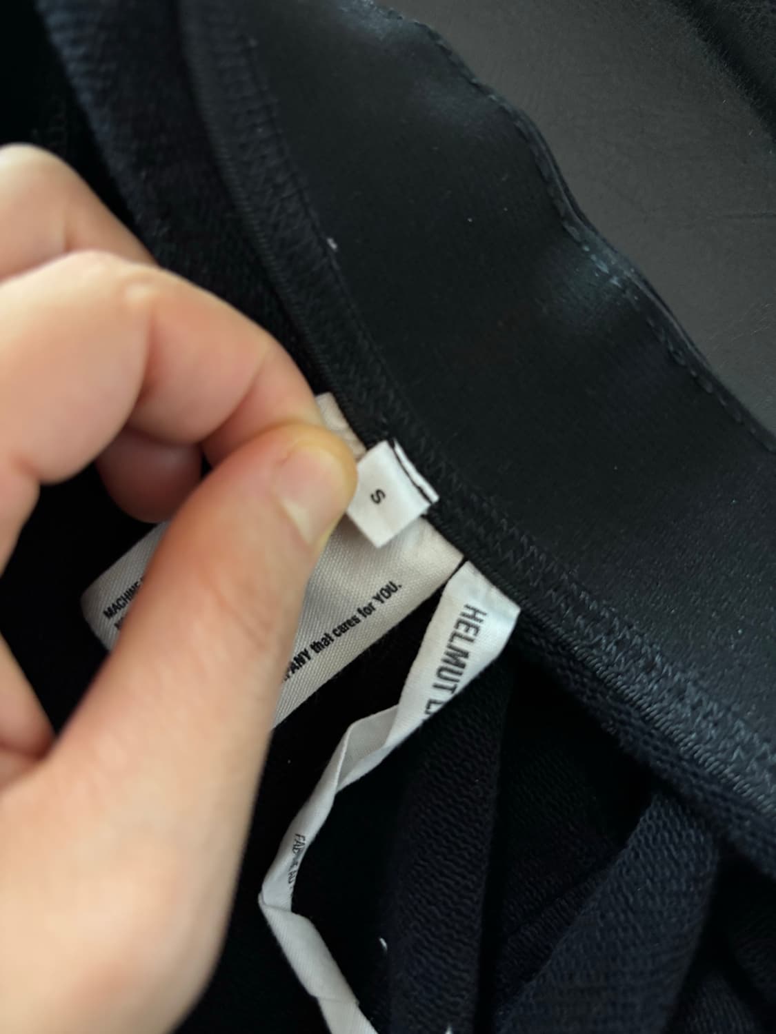 헬무트랭 블랙 지퍼 스웻팬츠 S 상품이미지6