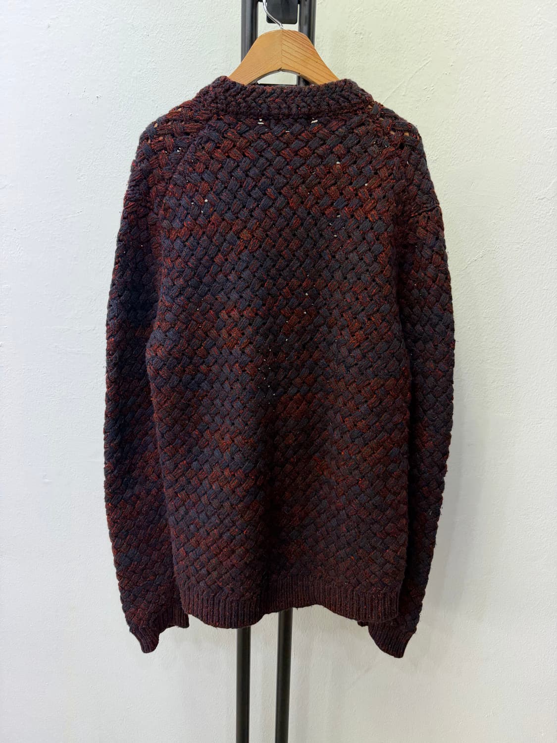 정품) 타임옴므 한섬 꽈배기 니트 스웨터 95 상품이미지4