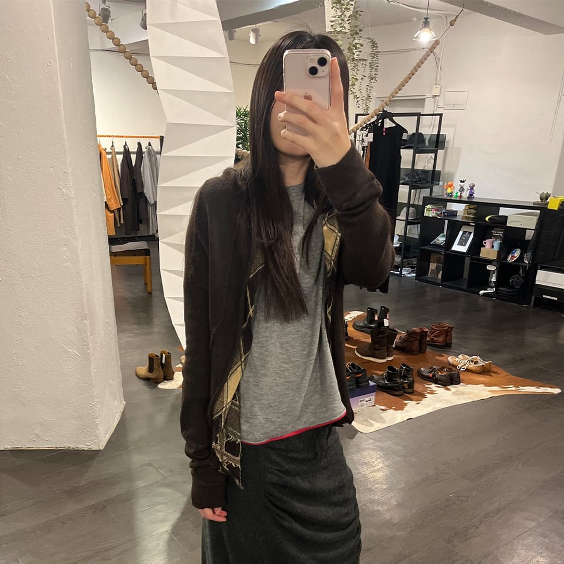 요지야마모토 레이어드 가디건 상품이미지4