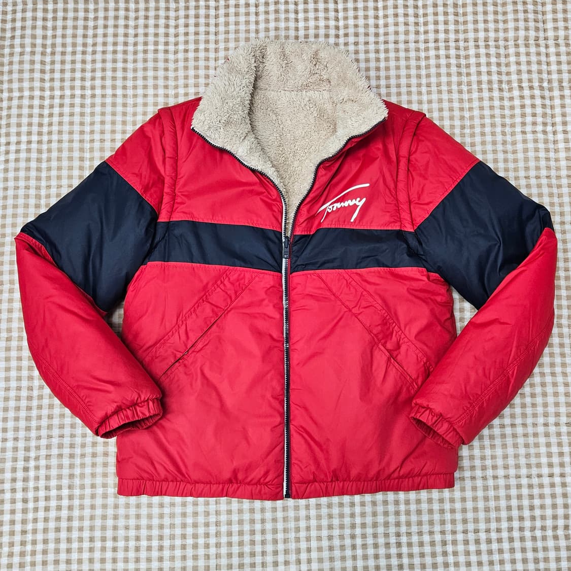 타미힐피거 양면 집업점퍼 남자100 상품이미지1