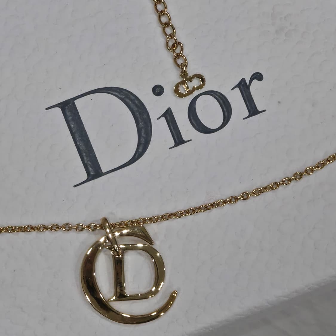 희귀) 디올 CD로고 금장 목걸이 상품이미지7