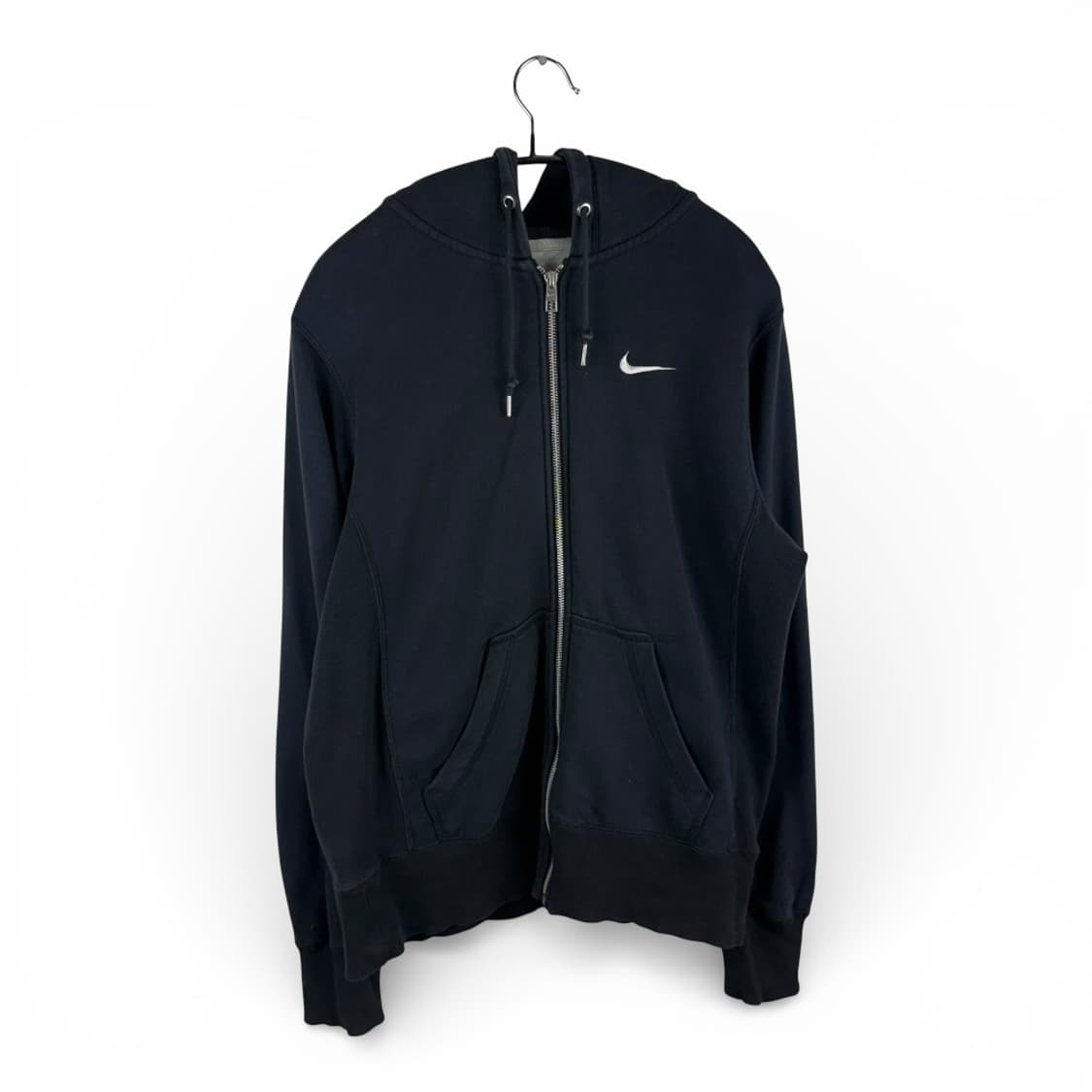 M) 나이키 스우시 후드집업 블랙 상품이미지1
