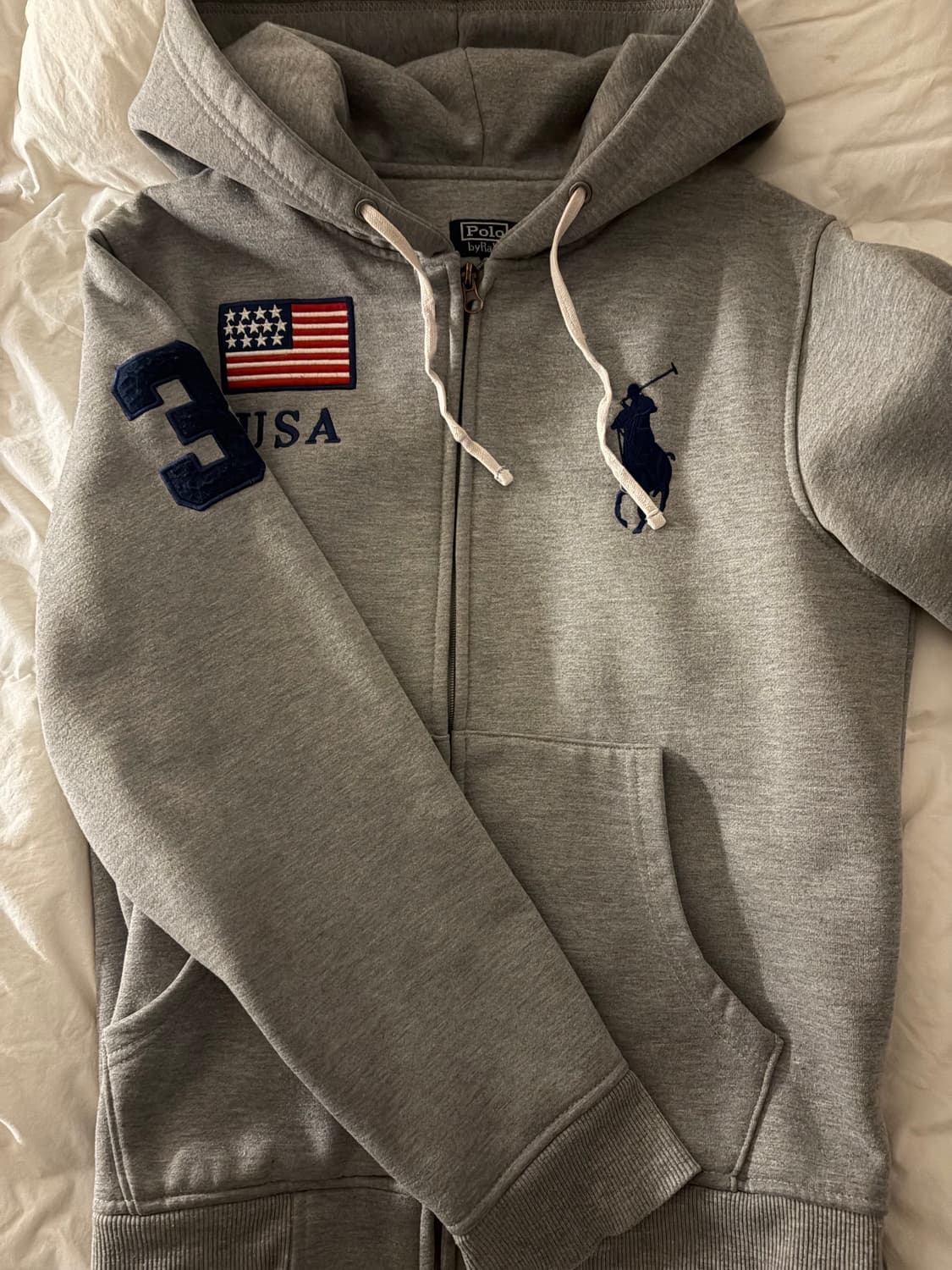 폴로 빅포니 성조기 후드집업 상품이미지2