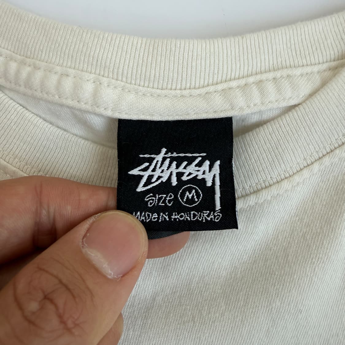Stussy  스투시 피그먼트 다이드 클래식 기어 화이트 반팔티셔츠  P 상품이미지6