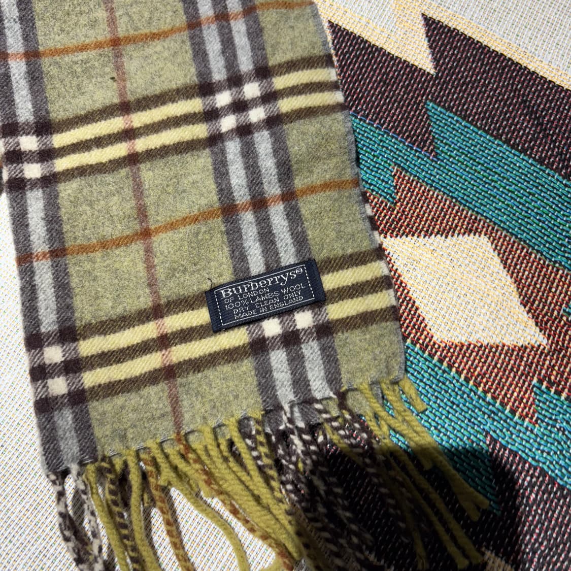 버버리 빈티지 채크패턴 머플러 상품이미지3