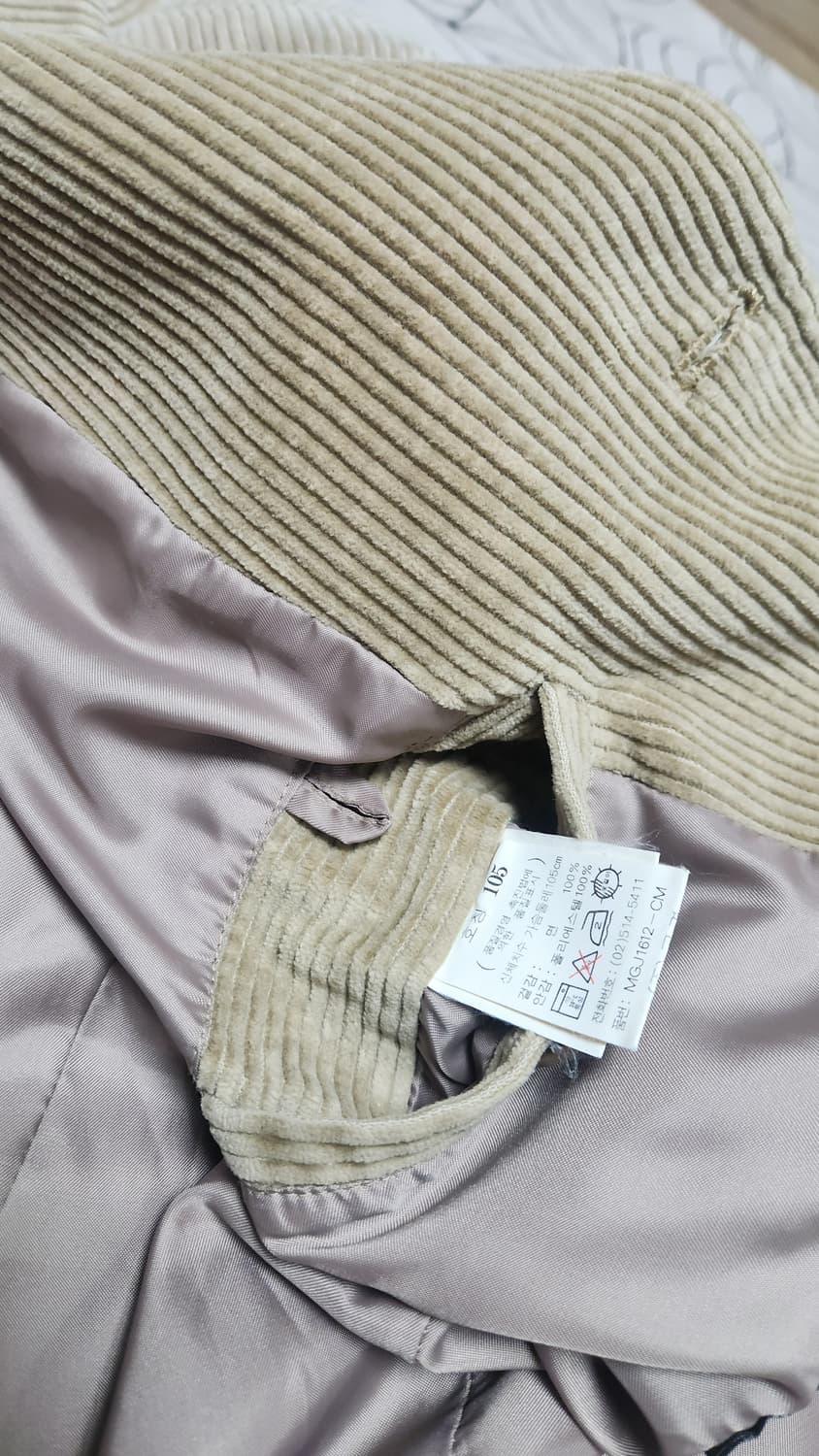 90's 마리떼프랑소와저버 코듀로이 블레이져 넉넉105 상품이미지5