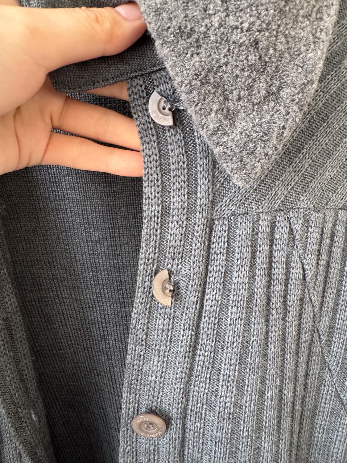 Ribbed knit cardigan 상품이미지5