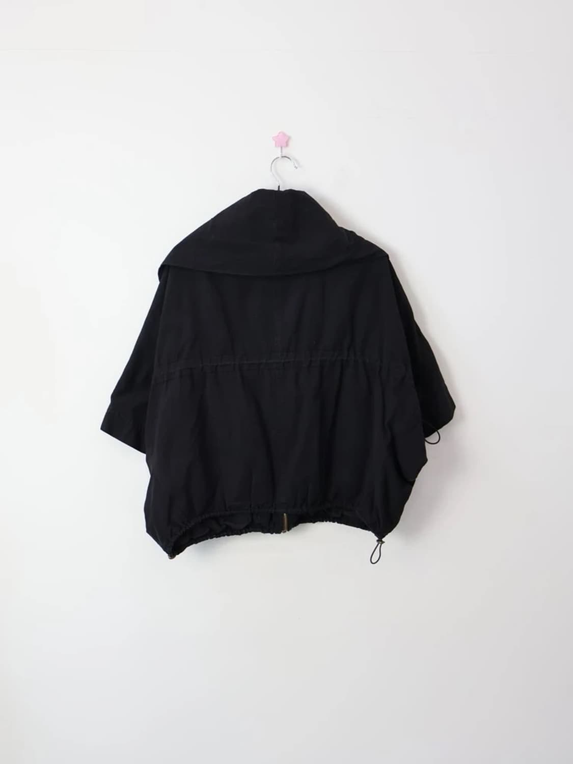 YEVS Black Cropped Dolman Jacket 상품이미지4