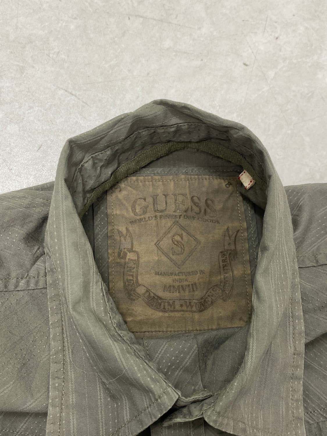 [GUESS] 게스 이글 윙 카키 y2k 셔츠 상품이미지6